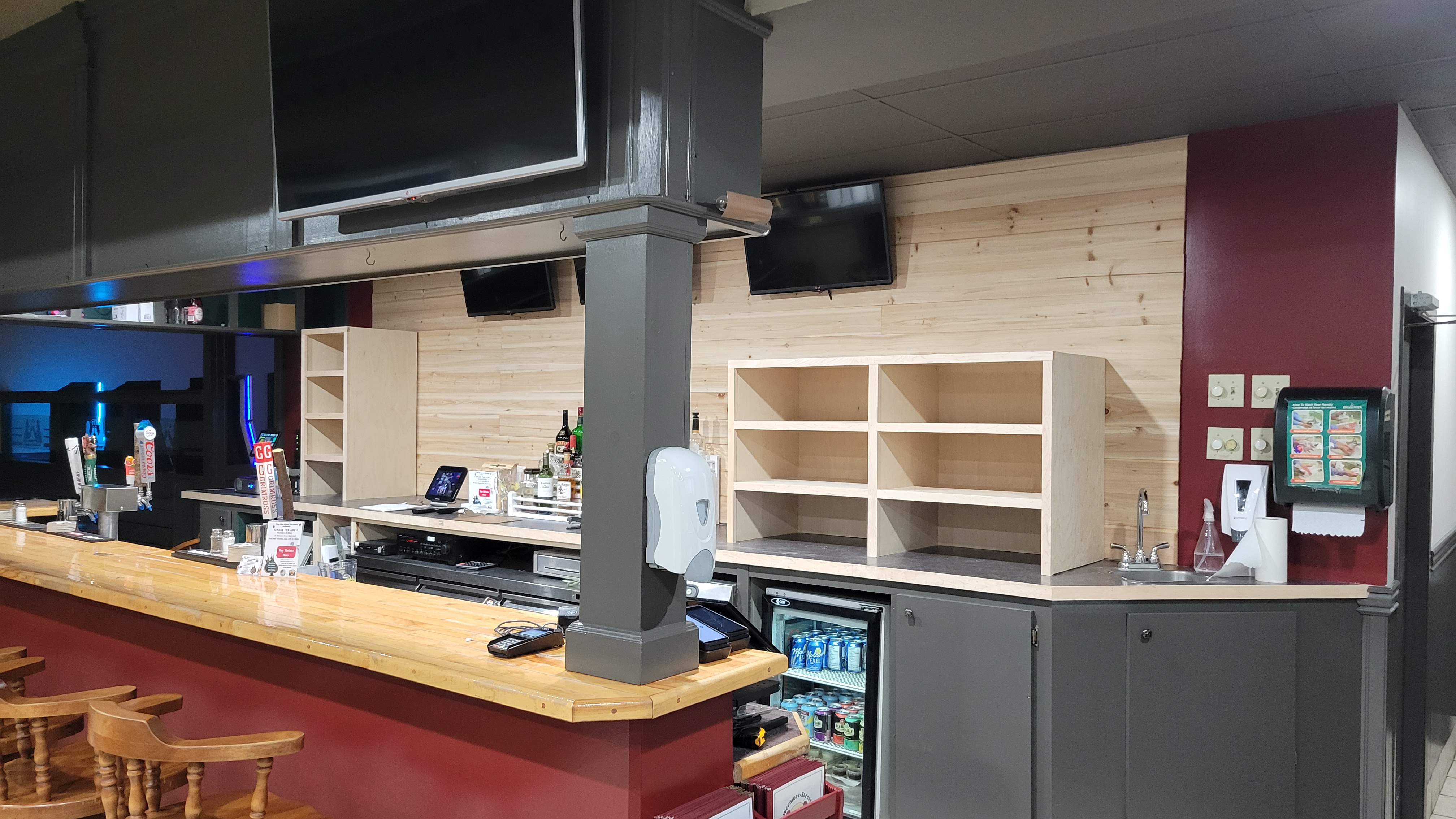 Bar renovation at The Wetmore-Street Bar & Grill
